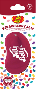 Jelly Belly 3D Air Freshener Strawberry Jam - Jahodový džem