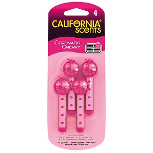 California Scents Vent Stick Coronado Cherry - Višeň, vonné kolíčky 4 ks