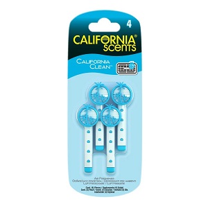California Scents Vent Stick California Clean - vonné kolíčky 4 ks