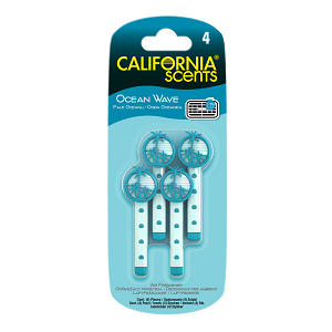 California Scents Vent Stick Ocean Wave - Vůně Oceánu, vonné kolíčky 4 ks