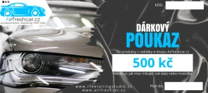 Airfreshcar dárkový poukaz - 500 Kč