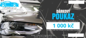 Airfreshcar dárkový poukaz - 1000 Kč