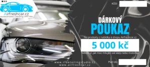 Airfreshcar dárkový poukaz - 5000 Kč