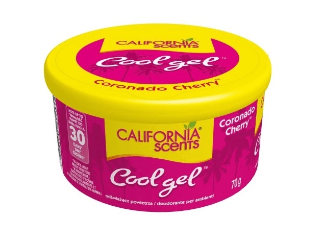 Sada 12 ks vůní California Scents Cool Gel - MIX oblíbených vůní v originální krabičce, 12 x 70 g