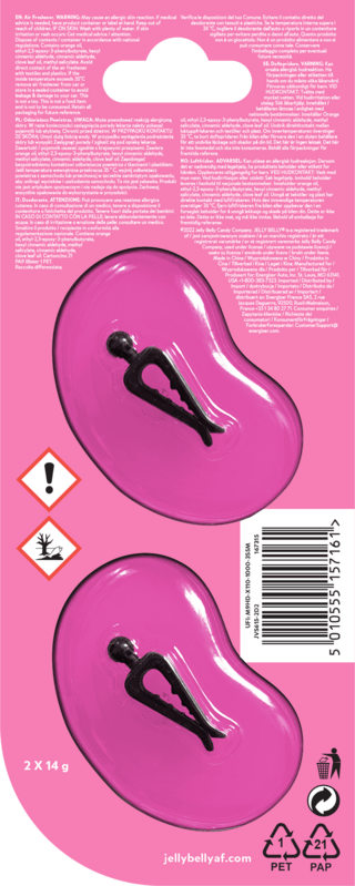 Jelly Belly Vent Stick Bubblegum 2 pack - Žvýkačka