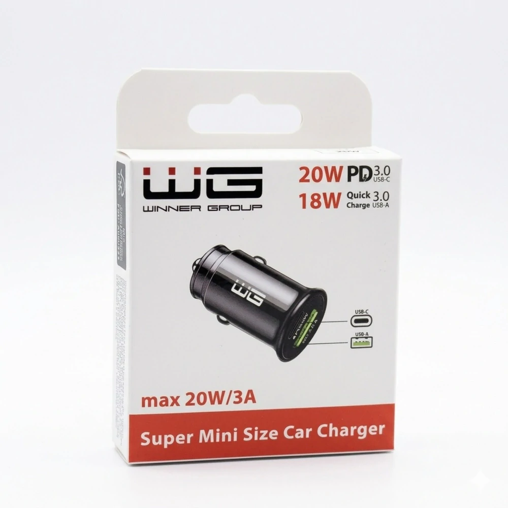 WG Nabíječka, USB-A_type-C, rychlonabíjení_PD, 18W_20W