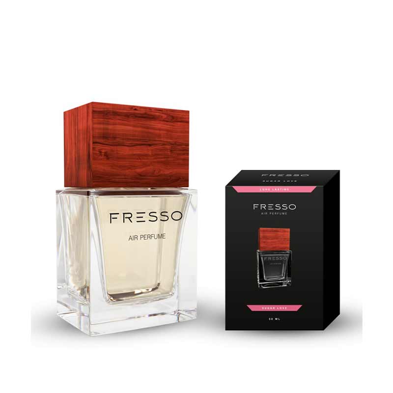 Fresso Mini Gift Box Christmas Edition parfém a dřevěný přívěšek - Sugar Love