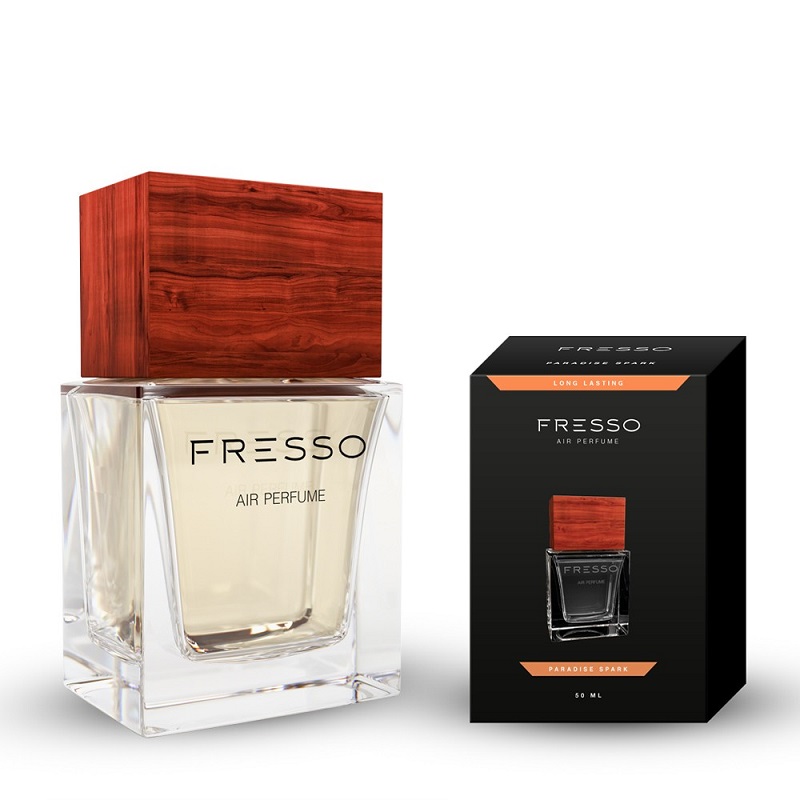 Fresso Mini Gift Box Christmas Edition parfém a dřevěný přívěšek - Paradise Spark