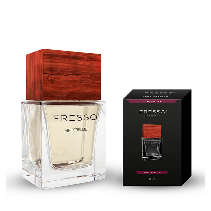 Fresso Mini Gift Box Christmas Edition parfém a dřevěný přívěšek - Pure Passion