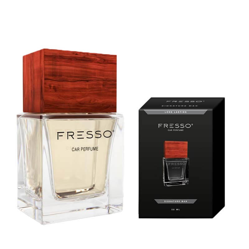 Fresso Mini Gift Box Christmas Edition parfém a dřevěný přívěšek - Signature Man