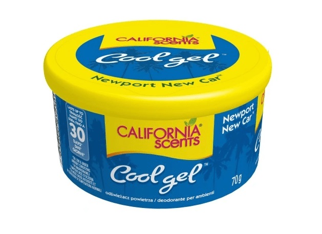 Sada 12 ks vůní California Scents Cool Gel - MIX oblíbených vůní v originální krabičce, 12 x 70 g