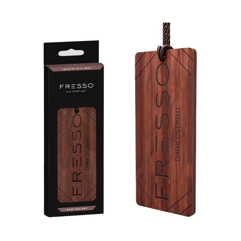Fresso Mini Gift Box Christmas Edition parfém a dřevěný přívěšek - Dark Delight