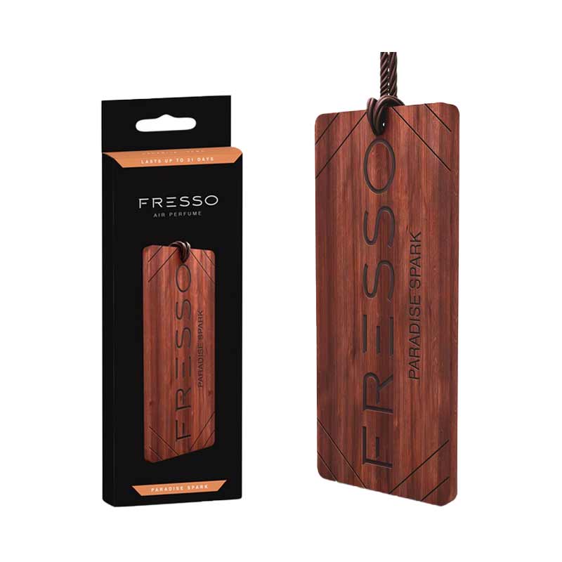 Fresso Mini Gift Box Christmas Edition parfém a dřevěný přívěšek - Paradise Spark