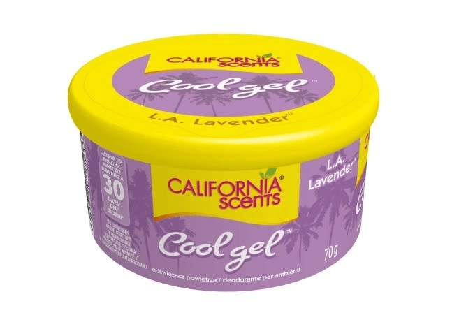 Sada 12 ks vůní California Scents Cool Gel - MIX oblíbených vůní v originální krabičce, 12 x 70 g