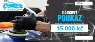 RF Detailing Studio dárkový poukaz - 15 000 kč