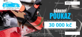 RF Detailing Studio dárkový poukaz - 30 000 kč