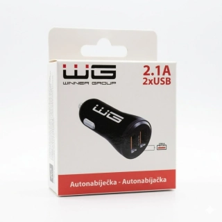 WG Nabíječka, 2x USB-A, 2,1 A