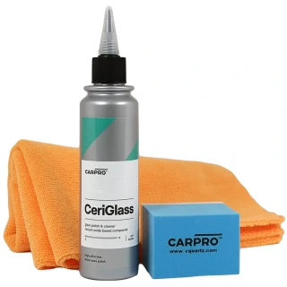 CARPRO CeriGlass Polish KIT - Sada na hloubkové čištění oken